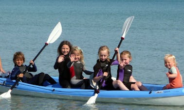 Bic Tobago Kayak for Rent with wet suit and life jacket in Balevullin, Scotland