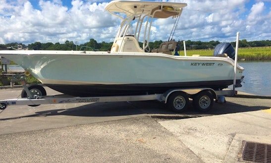 Charleston Fishing Charter On 24' Key West Boat With Captain Clayton