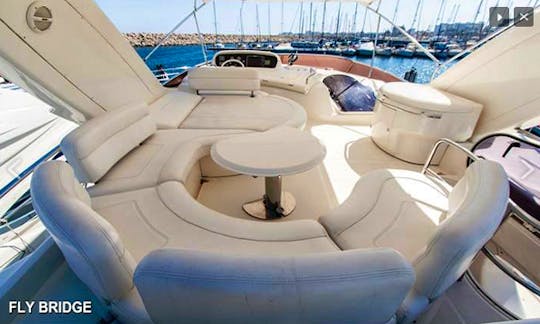 Charter 71' Azimut Power Mega Yacht in Limassol, Cyprus