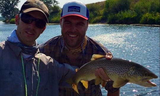 Guided Fly Fishing Trip on Missouri River, Montana with Captain Jeff