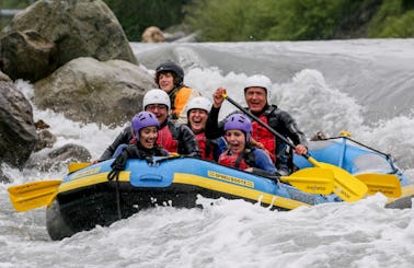 Enjoy Rafting In Ilanz, Switzerland