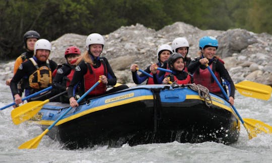 Enjoy Rafting In Ilanz, Switzerland