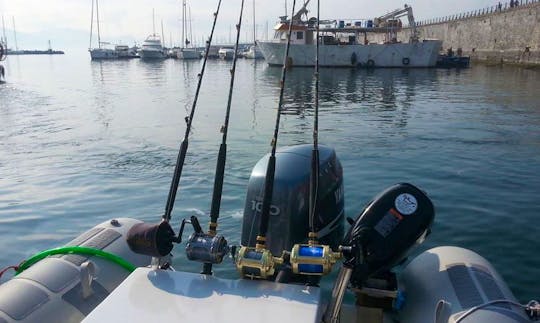 Rent 20' Marshal M Rigid Inflatable Boat In Naples, Italy