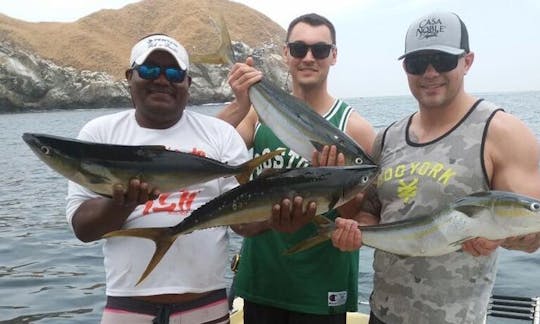 Enjoy Fishing in Guanacaste,Costa Rica on 22ft Center Console