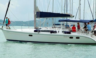 Charter 37' Hunter cruiser sailsyacht for rent in Lake Balaton, Hungary