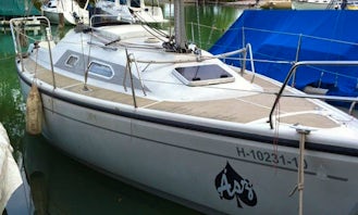 28' Dehler cruise sailsyacht for rent in Lake Balaton Hungary!