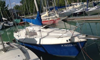 24' cruiser sailsboat for rent in Lake Balaton, Hungary