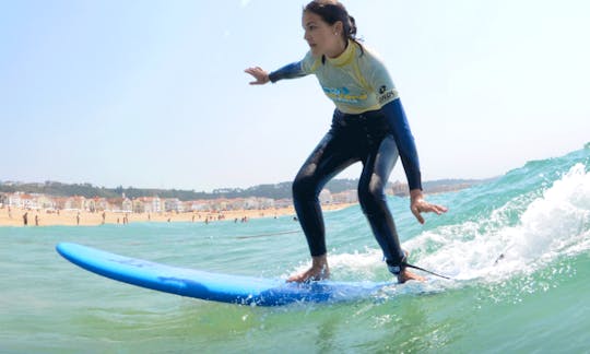 Surfing Lessons in Nazaré, Portugal