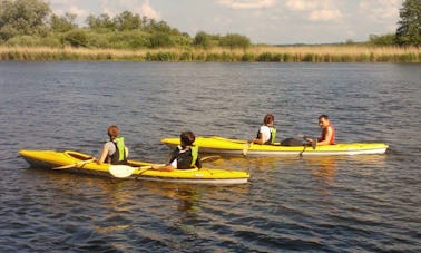 Double Kayak Rental in Kołbaskowo, Poland