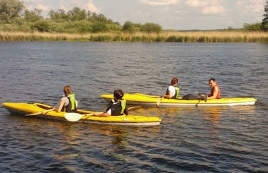Double Kayak Rental in Kołbaskowo, Poland