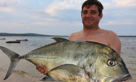 Fishing in Maxixe, Mozambique on Kayak