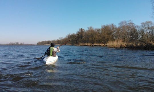 Daily Single Kayak Rental in Kołbaskowo, Poland