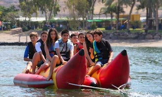 Fun filled Banana Boat Rides in Hazafon, Israel