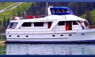 65′ Motor Yacht Charter in Juneau, Alaska