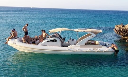 Enjoy Fishing in Paphos, Cyprus on Rigid Inflatable Boat