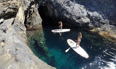 Aproveite o aluguel e viagens de paddleboard em Carqueiranne, França