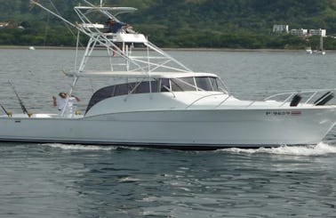 Playa Flamingo Fishing Charter on 37' Chris Craft Yacht