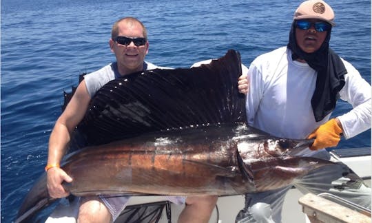 Playa Flamingo Fishing Charter on 37' Chris Craft Yacht