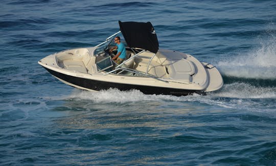 23' Bowrider Rental In Santa Eulalia del Río, Balearic Islands