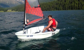 Sailing Dinghy for Hourly Rent in St. Moritz, Switzerland