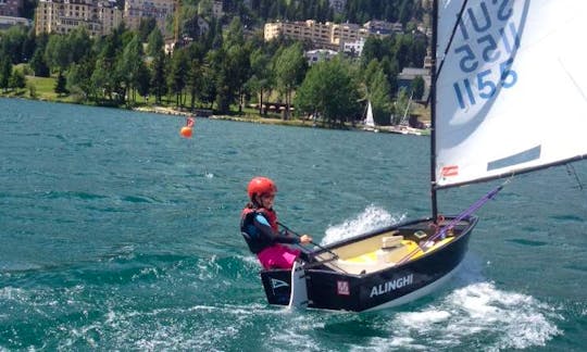 Sailing Dinghy for Hourly Rent in St. Moritz, Switzerland