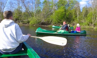 Rent a Canoe in Ropazi, Latvia.