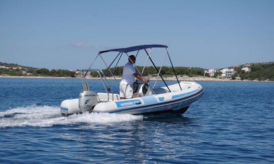 Rent 16' Lomac 500 Rigid Inflatable Boat in Sveti Filip i Jakov, Croatia