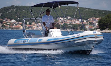 Rent 16' Lomac 500 Rigid Inflatable Boat in Sveti Filip i Jakov, Croatia