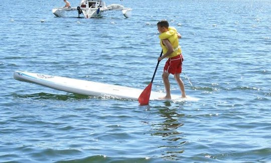 Stand Up Paddleboard School at Consolação Beach, Peniche