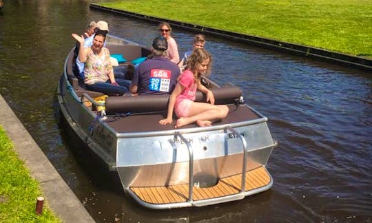 Enjoy Giethoorn, Netherlands on Luxury Electric Sloop