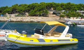 Rent 23' Rigid Inflatable Boat in Hvar, Croatia