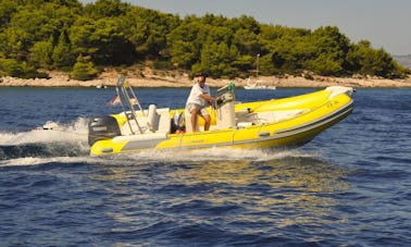 Rent a 25' Rigid Inflatable Boat in Hvar, Croatia