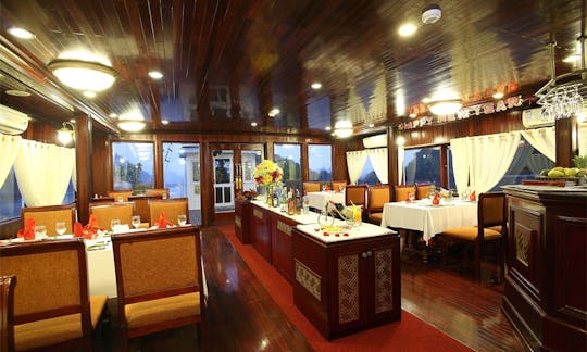 Enjoy Cruising in Ha Long, Vietnam on Sun Legend Passenger Boat