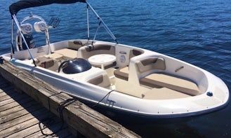 Rent the 19' Bayliner Element XL Bowrider in Seattle, Washington Fits 9 people