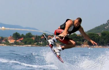 Wakeboarding at Trstenica Beach in Orebić, Croatia