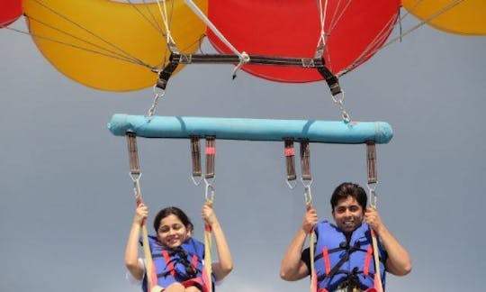 Enjoy Parasailing in Jatiasih, Indonesia