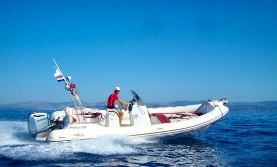 Rent 23' Nuova Prince Rigid Inflatable Boat In Pakoštane, Croatia
