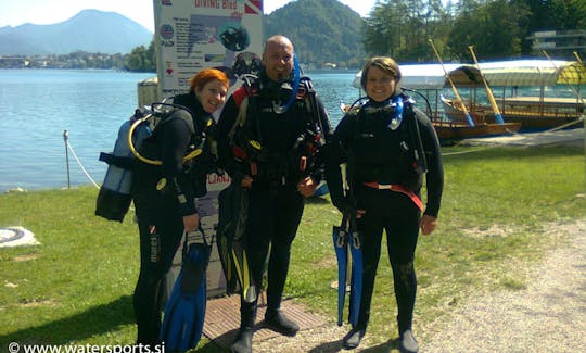 Diving in Bled