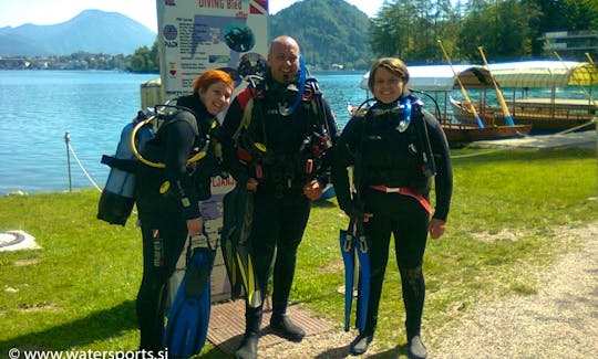 Diving in Bled