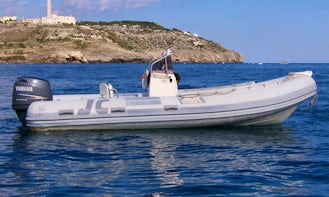 Rent 20' Joker 19 Rigid Inflatable Boat in Santa Maria di Leuca, Puglia