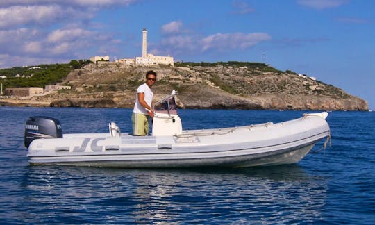 Rent 20' Joker 19 Rigid Inflatable Boat in Santa Maria di Leuca, Puglia
