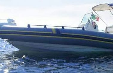 11 person Rigid Inflatable Boat Rental in Sardegna, Italy