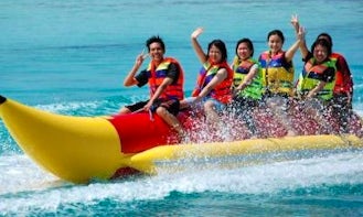 Exciting Banana Boat Rides in Bali, Indonesia