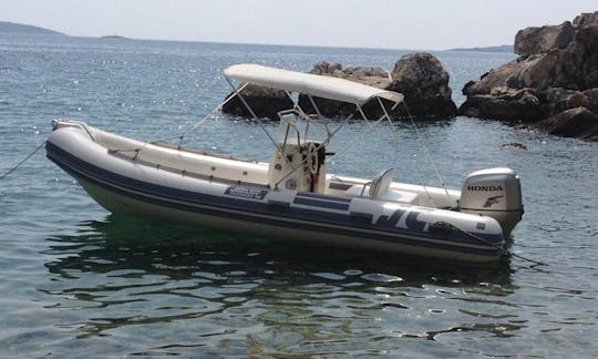 Rent 19' Jokerboat Clubman Rigid Inflatable Boat in Okrug Gornji, Croatia