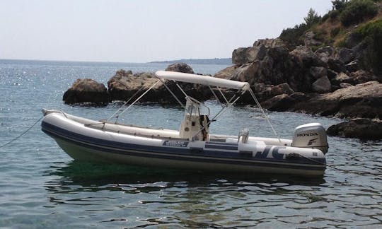 Rent 19' Jokerboat Clubman Rigid Inflatable Boat in Okrug Gornji, Croatia