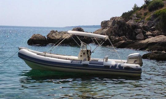 Rent 19' Jokerboat Clubman Rigid Inflatable Boat in Okrug Gornji, Croatia