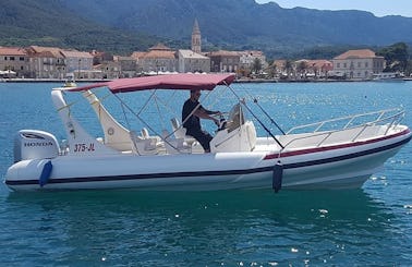 Captained Charters on a RIB Boat in Jelsa, Croatia