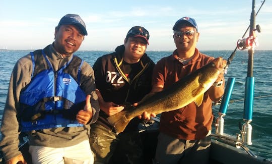 Lake Erie/Lake Ontario Fishing Charter on Harbercraft 1925 Discovery Fishing Boat