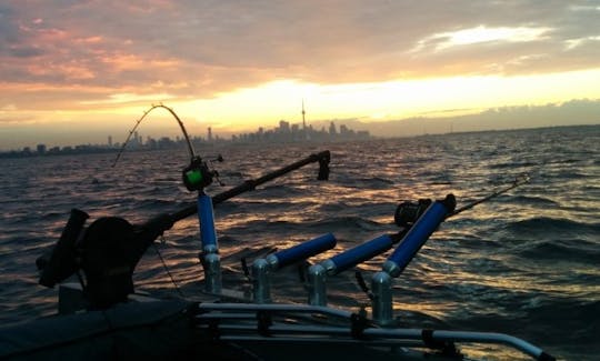 Lake Erie/Lake Ontario Fishing Charter on Harbercraft 1925 Discovery Fishing Boat