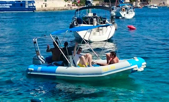 Rent 16' Zodiac Medline 50hp Rigid Inflatable Boat in Hvar, Croatia